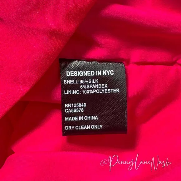 NWT Intermix Jayda Ruched Crepe de Chine Mini Dress